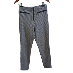 Urban Outfitters Black White Check Gingham Legging Pants Size 8